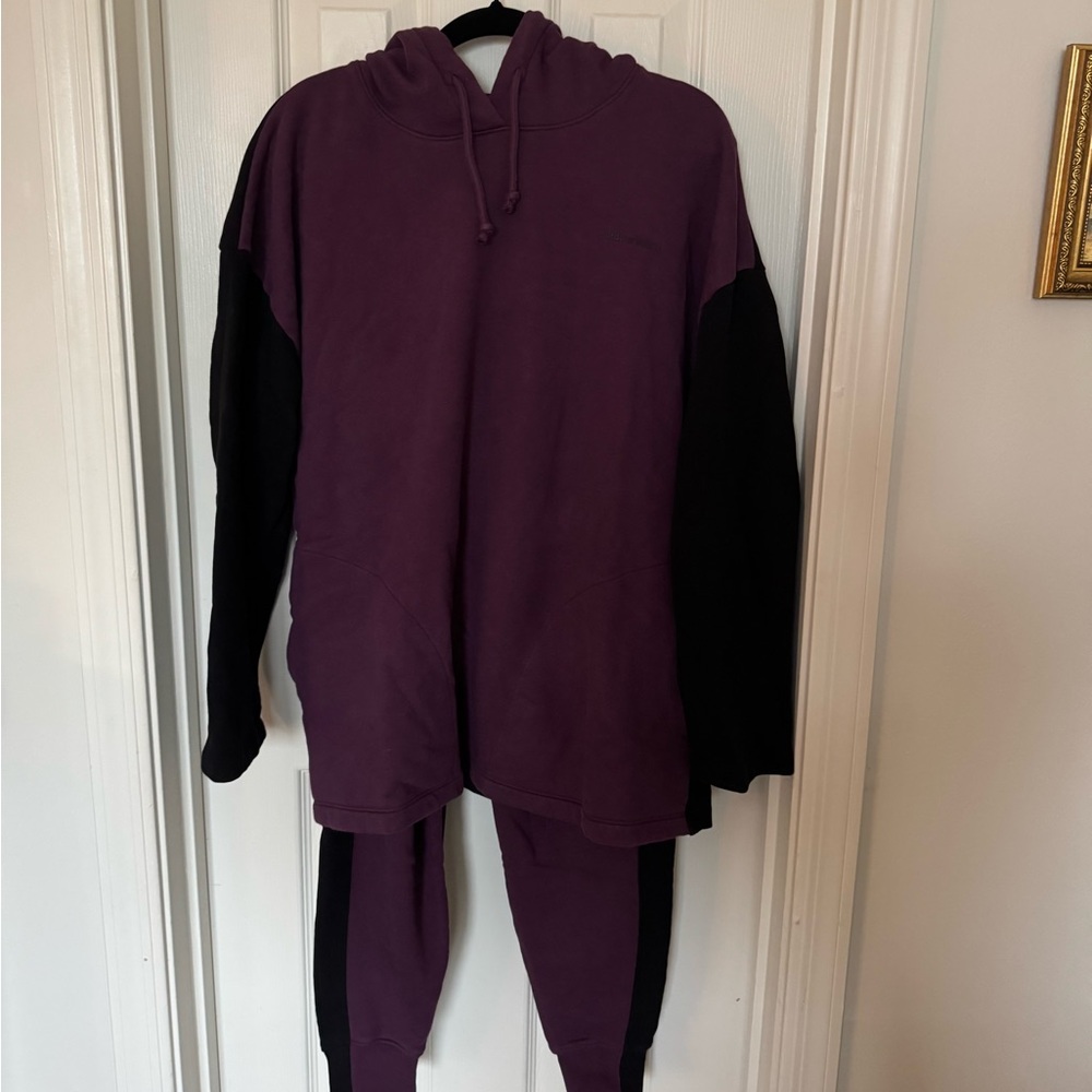 Outdoor Voices Color Block Sweat Set Size Small